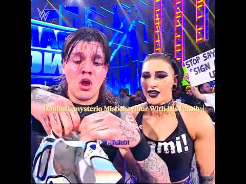 Dominik mysterio Misbehaviour With His Family 😮‍💨🥰||#wwe #shorts #shortsfeed #wweshorts #viralvideo
