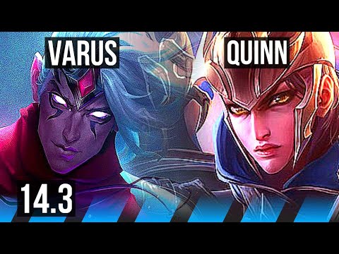 VARUS vs QUINN (MID) | Dominating | BR Master | 14.3