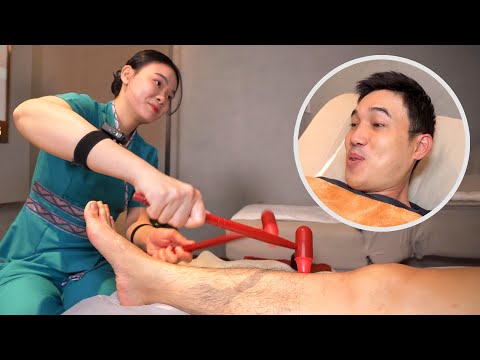 ASMR: Chinese Foot Reflexology Massage Gentle Tapping Tool Deep Relaxation