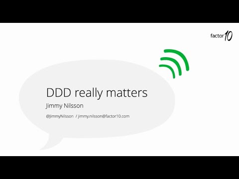 DDD Really Matters! - Jimmy Nilsson
