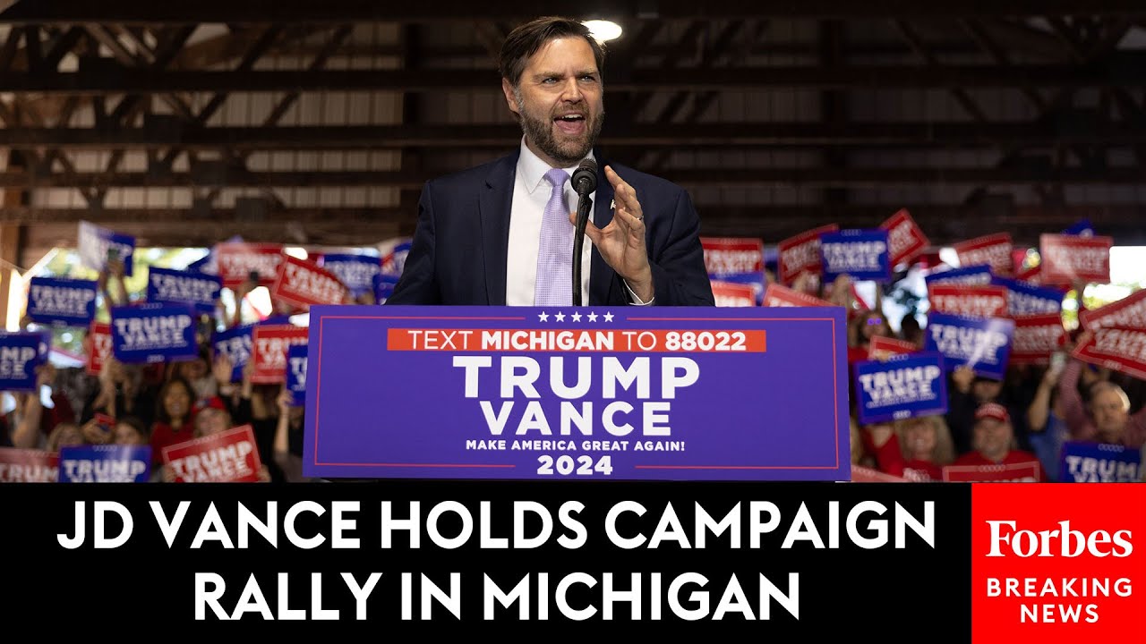 WATCH LIVE: JD Vance Holds Post-VP Debate Campaign Event In Auburn Hills, Michigan