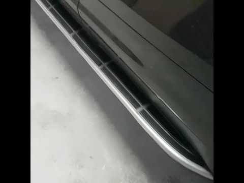 Installation Oem fit running board side step bar Porsche cayenne
