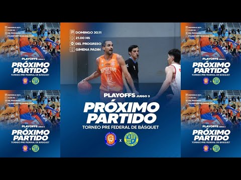 🏀 Deportivo Roca vs. Del Progreso | Playoffs | Juego 3