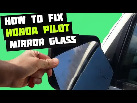 How to | Honda Pilot side mirror glass replacement | 2009 - 2015 | 2013 Honda Pilot