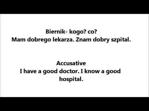 Polish grammar cases  Polish Grammar Lesson for Mike from Chicago