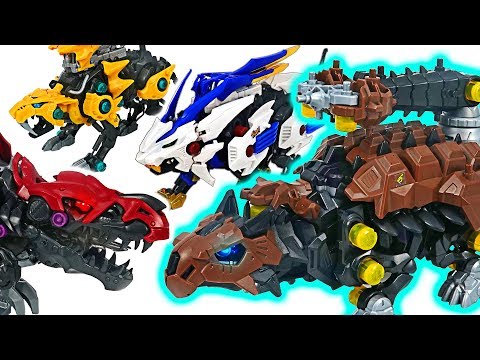 Zoids Wild dinosaur ZW21 Ankyrocks VS ZW12 Death Rex battle! #DuDuPopTOY