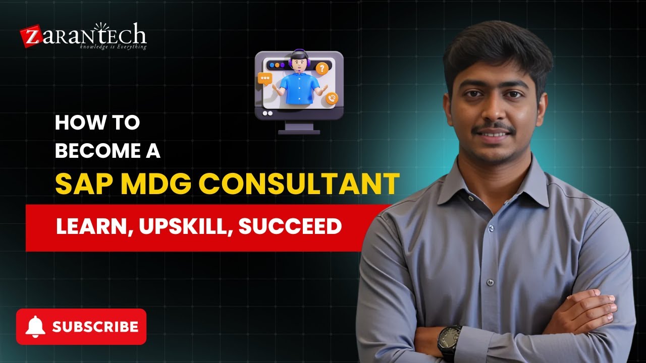How to Become a SAP MDG Consultant | ZaranTech