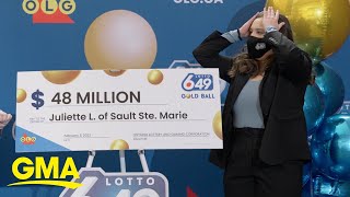 18-year-old wins $48 million Canadian dollars after buying 1st lottery ticket