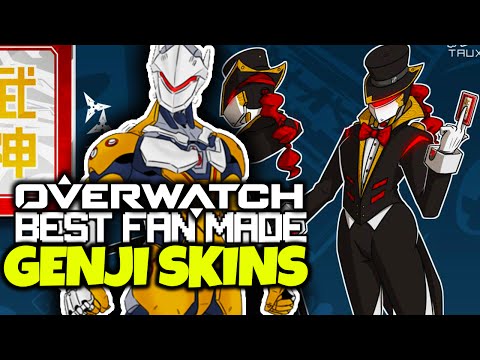 Overwatch Top 5 Best - Genji Fan Made Skins (Overwatch Top 5 Genji Skins)