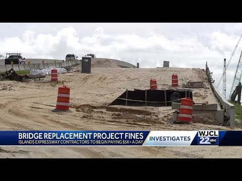GDOT: Contractor for Islands Expressway bridge replacement project to begin being fined $5k+ a day