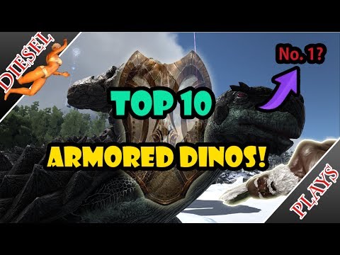 ART OF ARK - TOP 10 ARMORED DINOS!