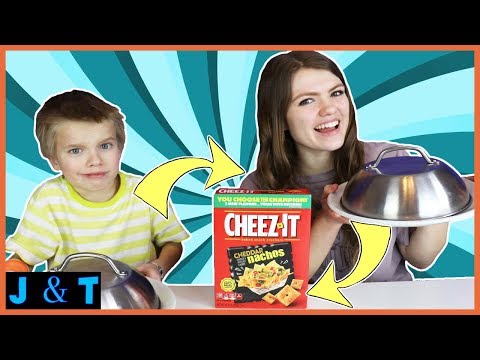 Cheez-It vs Real Food Switch Up Challenge / Jake and Ty