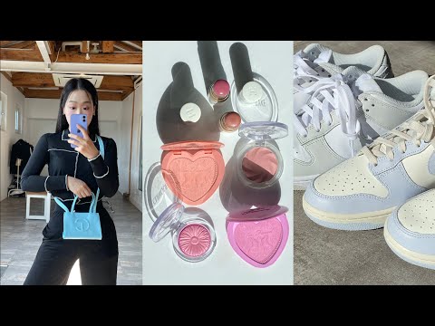 HAUL (텔파 쇼핑백 스몰, 싣또덩, 블러셔만 여섯개..) 🤦🏻‍♀️ APRIL HAUL (TELFAR, NIKE & LOTS OF BLUSHES)