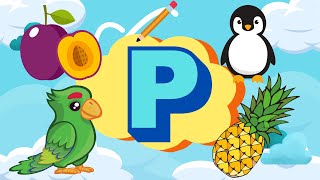 Words That Start With P | Words That Start With Letter P for Toddlers | Kids Vocabulary