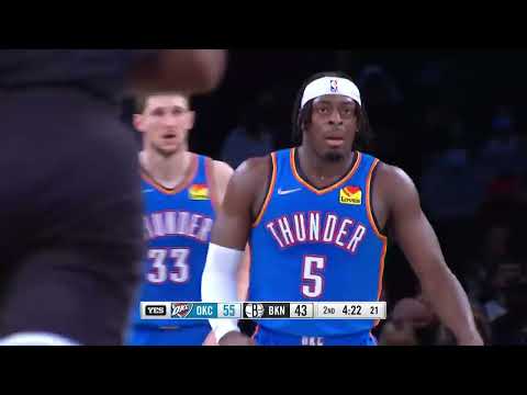 dominanteng Canadian! Shai Gilgeous Alexander 33 Pts! | THUNDER-NETS 13.01.2022