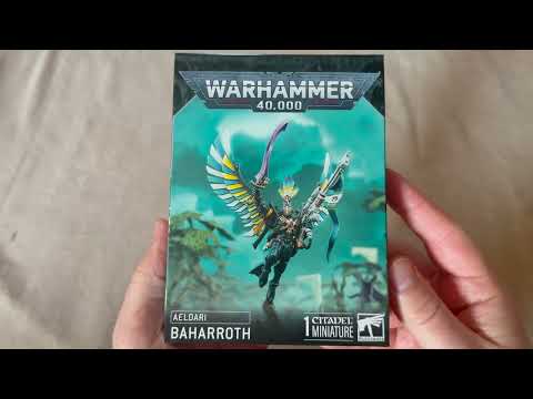 Baharroth - Swooping Hawks Phoenix Lord - Aeldari - Unboxing (WH40K)