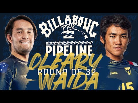 Connor O'Leary vs Rio Waida | Billabong Pro Pipeline 2023 - Round of 32 Heat Replay