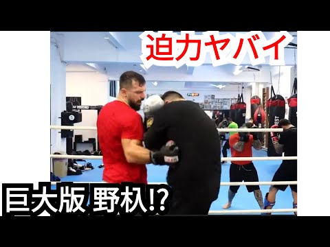【迫力ヤバイ】巨大版 野杁!!? ルーマニアの強豪ストイカ スパーリング Andrei Stoica