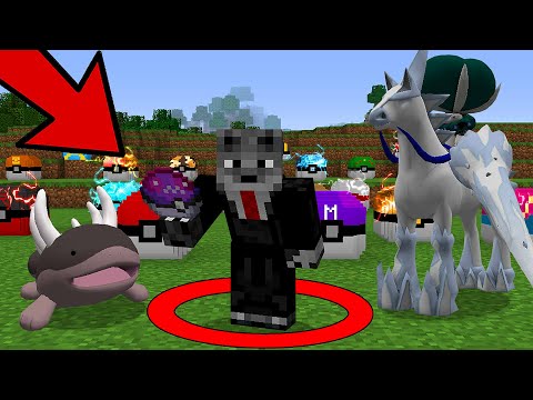 Se Sair do Circulo Vermelho pra Capturar Pokemon e Abrir 500 Lucky Pixelmon PERDE no Minecraft