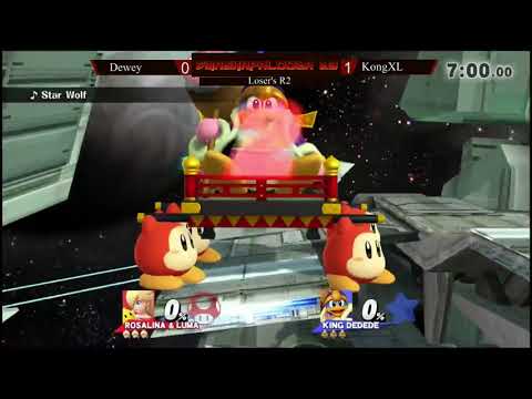 SmashaPalooza 23: Winners - KongXL (King Dedede) vs Dewey (Rosalina & Luma)