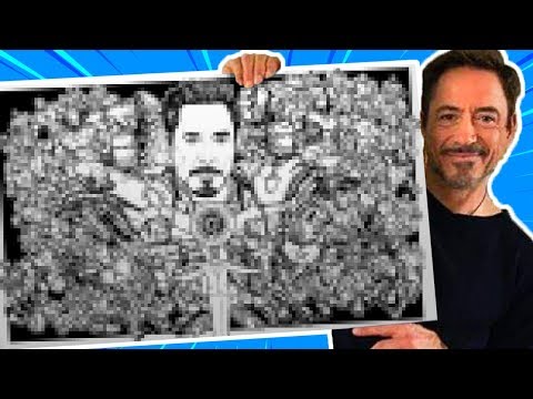 Drawing ALL 50 IRON MAN SUITS in 24 HOURS+ !!