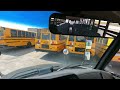 Driving A School Bus Through Calgary 4K No Commentary