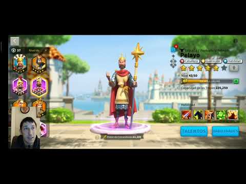 Pelayo Guía del Comandante con mejores Estadisticas - Rise of kingdoms en Español