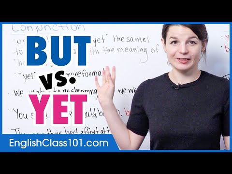 But vs Yet | Learn English Vocabulary