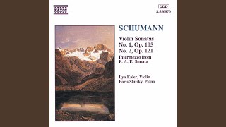 Violin Sonata No. 1 in A Minor, Op. 105: I. Mit leidenschaftlichem Ausdruck