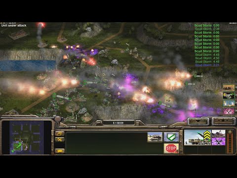 GLA Toxin $10k - 1 vs 7 HARD - Command & Conquer Generals Zero Hour
