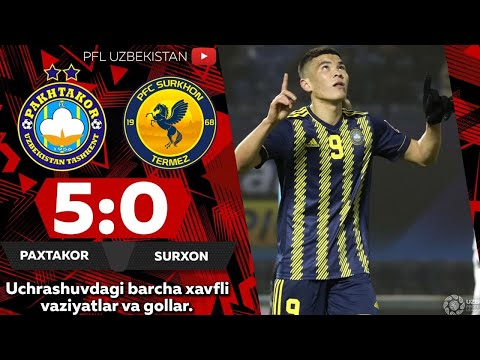 Coca-Cola Superliga. 24-tur PAXTAKOR — SURXON 5:0