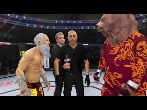 UFC 4 - Old Bruce Lee vs. Wild Bear - Super Dragon 🐉