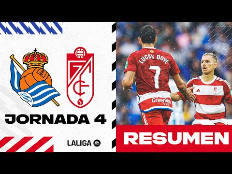 Real Sociedad 🆚 Granada CF (5-3) | Resumen