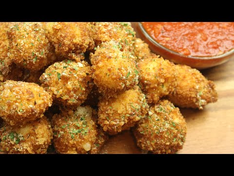How to Make Fried Mozzarella Cheese Balls | Mozzarella Balls
