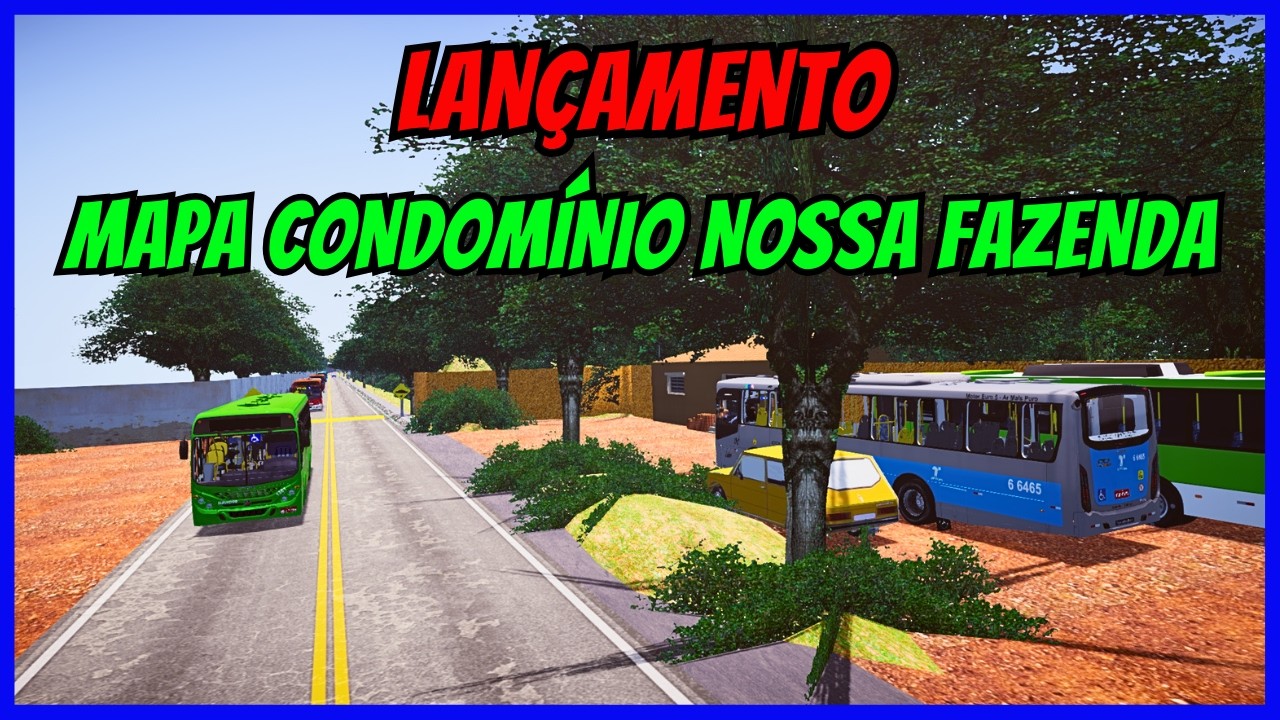 ????Gameplay Novo Mod Mapa Condomínio Nossa Fazenda | Proton Bus Simulator | Mods | PBSU | Simulador