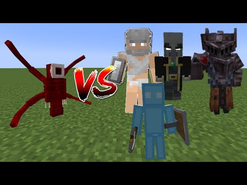The Oracle(Boss And Magic) Vs Salmon's Genesis Bosses - Minecraft Mob Battle
