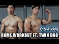 ARM DAY WITH MY TWIN | Quarantine Vlog | Pinoy Fitness