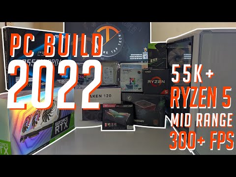 PC Build in 2022 | Php 55K+ Gaming PC Ft. Ryzen 5 5600X | Asrock B550 Pro4 | RTX 3050 - Time Lapse