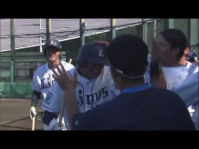 【ファーム】ライオンズ・西川 豪快に振り抜いた!! 先頭打者ホームランで先制!! 2019/9/25 L-F(ファーム)