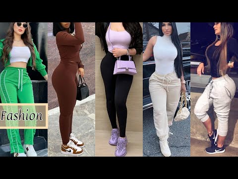 MODA 2022/23 MUJER OUTFITS,LOOKS DEPORTIVOS LEGGINGS CASUALES MODA 2022/23