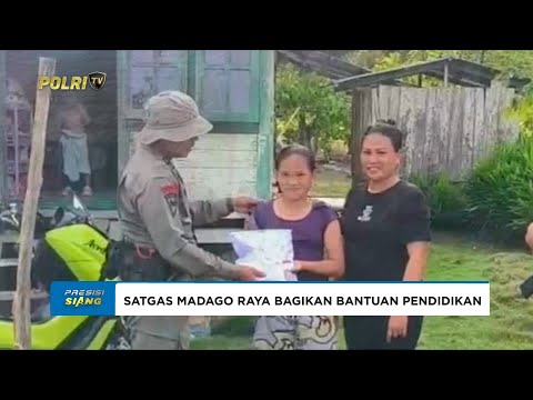SATGAS MADAGO RAYA BAGIKAN BANTUAN PENDIDIKAN &amp; KEAGAMAAN UNTUK ANAK-ANAK KALORA