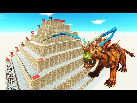 ESCAPE FROM ALIEN HELLHOUND - Animal Revolt Battle Simulator - ARBS