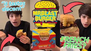 georgenotfound reviews EVERY mrbeast burger! (twitter exclusive)