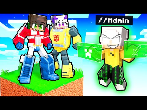 USO i COMANDI da ADMIN su UN BLOCCO di SOLI TRANSFORMER in Minecraft!