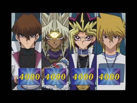 4 way duel! Battle City continues and a 4 way duel decides who duels who in the semi finals!