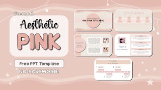 AESTHETIC PINK PowerPoint | FREE TEMPLATE | Tomatonado