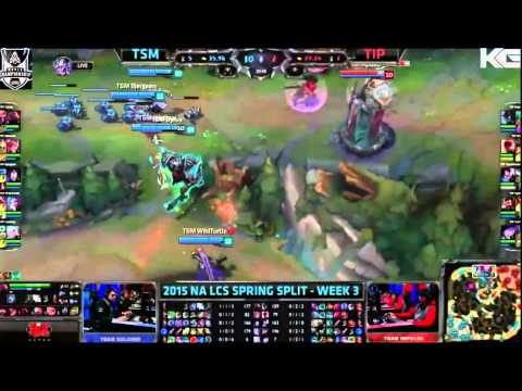 LOL RTSM vs TIP   Highlights S5 NA LCS Week 3 Day 2 Game 5   TSM vs Team Impulse W3D2G5 Spring 2015