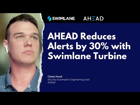 AHEAD Reduces Alerts by 30% with Swimlane Turbine
