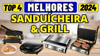 TOP 4 Melhores SANDUICHEIRAS e GRILL em 2024! Melhor Misteira BOA E BARATA para Comprar?