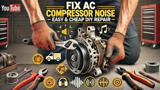 How to Fix AC Compressor Noise | AC Pulley & Clutch Replacement DIY | Save $$$ on Repairs!
